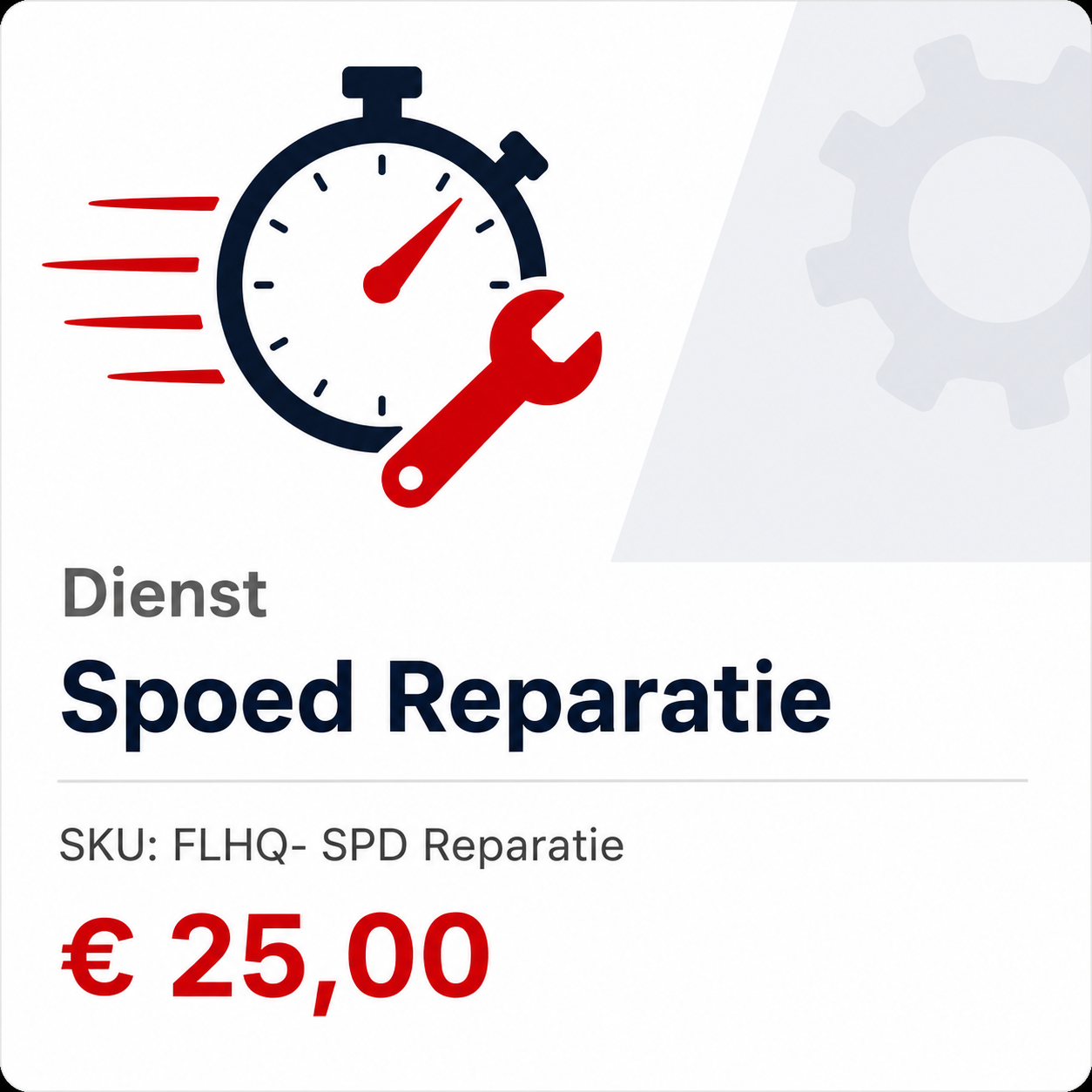Spoed Reparatie